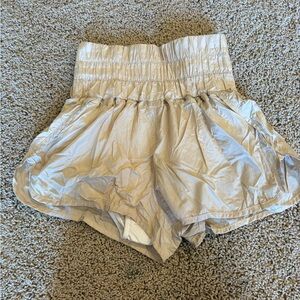Free People High Waist Tan Shorts